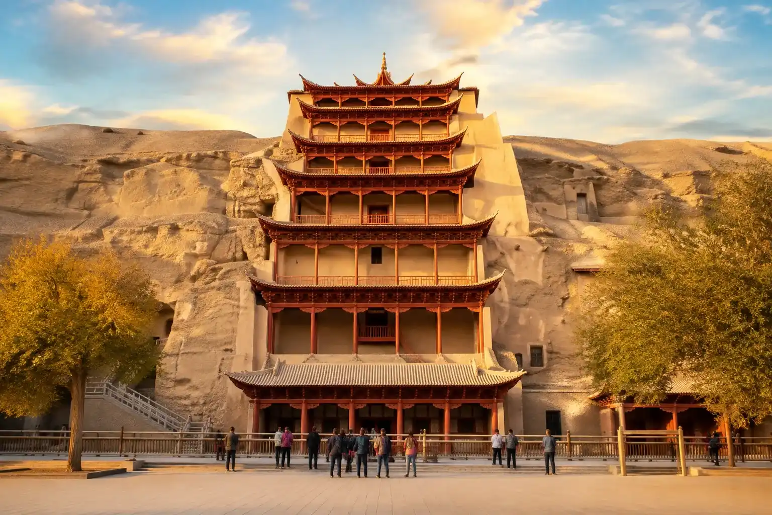 Alipay payment options at a Dunhuang ticket counter